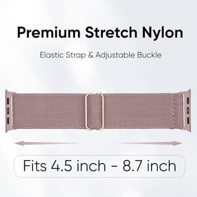 10 Pack Stretchy Bands Compatible with Apple Watch Band 40mm 38mm 41mm 42mm 44mm 45mm 46mm 49mm Women Men, Water-Resistant Solo Loop Elastic Sport Straps for iWatch Series 11 10 9 8 7 6 5 4 3 SE Ultra - Image 3