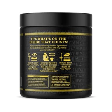 Ambrosia Nektar - Superfood Powder | Complete Health Supplement | Organ Support - Liver, Kidney Health | 30 Servings (Pineapple Mango) - Image 3