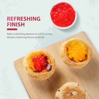 Soeos Strawberry Popping Boba Pearls 6.6 Pounds, Bursting Boba Pearls for Bubble Tea, Beverages, Shakes, Desserts, Smoothie and Ice Cream Topping - Image 7