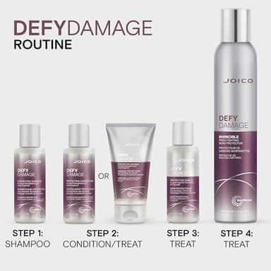 Joico Defy Damage Protective Conditioner | For Color-Treated Hair | Strengthen Bonds & Preserve Hair Color | With Moringa Seed Oil & Arginine | 1.7 Fl Oz - Image 6