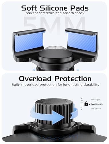 Tesla Phone Mount for Model Y Accessories 2025, No Glue Required with Suction Cup, Strongest Magnetic Tesla Phone Holder for Model 3 Accessories, for MagSafe Car Mount Fits for iPhone 16 Pro Max 15 14 - Image 5