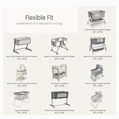 lulumoon Muslin Bassinet Sheets for Baby: Soft Bedside Sleeper Bassinet Fitted Sheets for Boys and Girls - Image 3