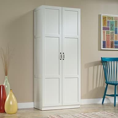 Sauder Select Storage Cabinet/ Pantry cabinets, White finish - Image 5