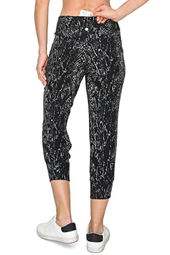 Leggings Depot ActiveFlex Jogger Yoga Pants with Pockets (Capri, Fatal Attraction, X-Large) - Image 3