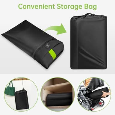 YOREPEK Infant Car Seat Travel Bag Compatible with All Nuna Pipa Car Seat and Base or Chicco KeyFit 30 and Base, Padded Car Seat Bags for Air Travel,Car Seat Gate Check Bag with 5 Protective Feet - Image 5