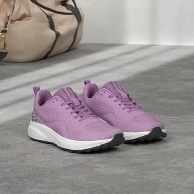 BRONAX Womens Wide Tennis Shoes Road Running Jogging Fitness Size 8w Athletics Sports Breathable Mesh Gym Sneakers Zapatos Deportivos De Mujer Pregnant Swollen Purple 39 - Image 2