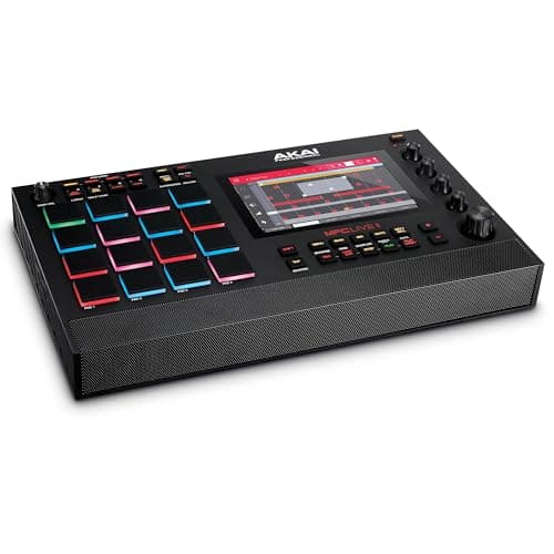 Akai Professional Battery Powered Drum Machine and Sampler with Built in Speakers, Beat Pads, Synth Engines and Touch Display (MPC Live 2) - Image 1