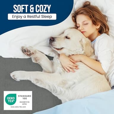 Utopia Bedding Waterproof Mattress Protector Queen Size, Premium Terry Mattress Cover 200 GSM, Breathable, Fitted Style with Stretchable Pockets (Gray) - Image 5