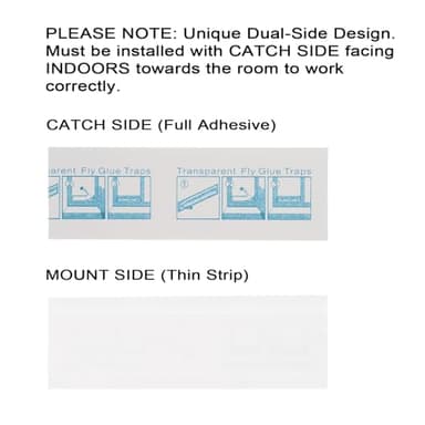Kensizer 30-Pack Window Fly Traps for Indoors, Paper Sticky Strips, Fly Catcher Clear Windows Trap for Home, House Fly Killer Lady Bug Traps - Image 2