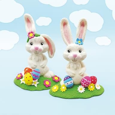 Katy Sue Easter Bunny Silicone Mold for Easter Cake Decorating & Craft. An Easter Bunny Animal Mold. Use with Fondant, Sugar Paste, Chocolate, & Air Drying Clay from Katy Sue Designs Fondant Molds - Image 3