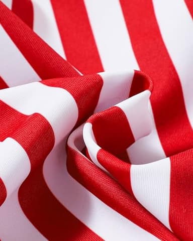 Mioglrie Baby Girl Swimsuit Toddler 4th of July Swimsuit 2T-3T Bathing Suit Star Ruffle Stripe Summer Beach One Piece Swimwear for Infant Girls Swim Suit - Image 3