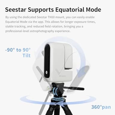 ZWO Seestar S30 All-in-One Smart Digital Telescope/Camera Compact and Portable Travel Companion for Astronomy Enthusiasts & Casual Stargazers - Image 2