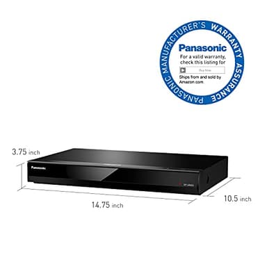 Panasonic Streaming 4K Blu Ray Player, Ultra HD Premium Video Playback with Hi-Res Audio, Voice Assist - DP-UB420-K (Black) - Image 3