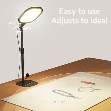 LitONES 2Pcs Desktop Video Conference Lighting for Zoom Meeting, Computer, Laptop, Work from Home with Nature Soft Light, Adjustable Brightness & Color Temp and Flexible Stand & Versatile Phone Holder - Image 3