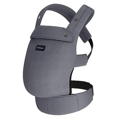 Momcozy Baby Carrier - Ergonomic, Cozy and Lightweight Carrier for 7-44lbs, Effortless to Put On, Ideal for Hands-Free Parenting, Enhanced Lumbar Support, Purehug for Infant to Toddler, Grey - Image 8
