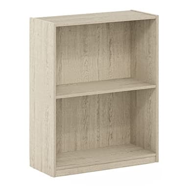 Furinno Gruen 2-Tier Open Shelf Bookcase, Metropolitan Pine - Image 5