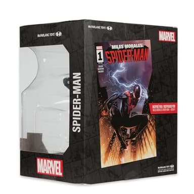 McFarlane Toys - Marvel Spider-Man 1:10th Scale Collectible with Scene (Miles Morales: Spider-Man #1) - Image 8