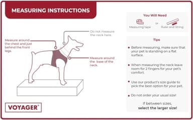 Voyager Step-in Air All Weather Mesh Harness and Reflective Dog 5 ft Leash Combo with Neoprene Handle, for Small, Medium and Large Breed Puppies by Best Pet Supplies - Set (Blue), S - Image 9