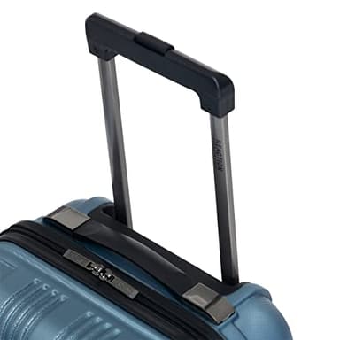 Kenneth Cole REACTION Out of Bounds Lightweight Hardshell 4-Wheel Spinner Luggage, Granite Blue, 28-Inch Checked - Image 11
