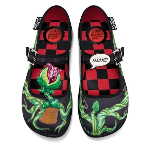 Hot Chocolate Design Chocolaticas Feed Me Women's Mary Jane Flat Multicoloured HCD 40 - Image 1
