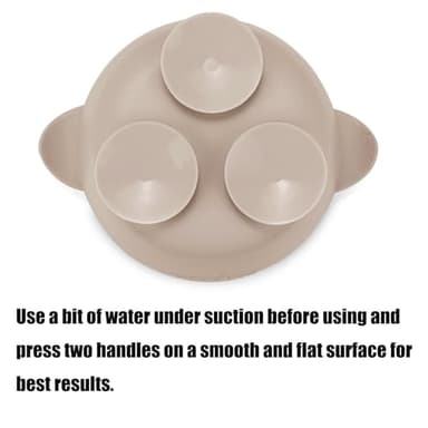 PandaEar 3 Pack Silicone Suction Baby Bowls & 3 Baby Feeding Spoons | Non-Slip Stay Put Bowls & Soft Silicone First Stage Spoons for Toddlers, BPA-Free Baby Led Weaning Set (Linen Brown Tan) - Image 5