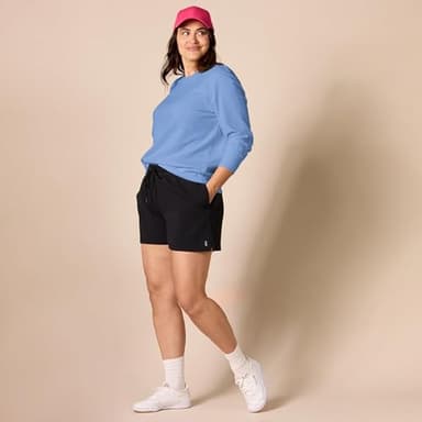 Amazon Essentials Women's Fleece Crewneck Pullover Sweatshirt (Available in Plus Size), Blue, Large - Image 7