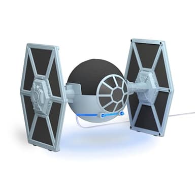 STAR WARS Echo Dot Bundle: Includes Echo Dot (5th Gen, 2022 release) | Charcoal and Limited Edition STAR WARS TIE Fighter Stand - Image 5