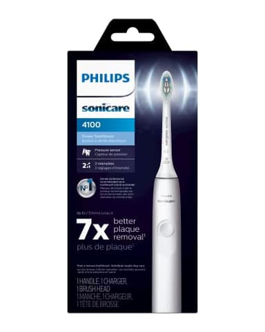 Philips Sonicare 4100 Rechargeable Electric Toothbrush, with Pressure Sensor, 2 Intensity Settings, SmarTimer and QuadPacer, 14-Day Battery Life, White, Model HX3681/23 - Image 13