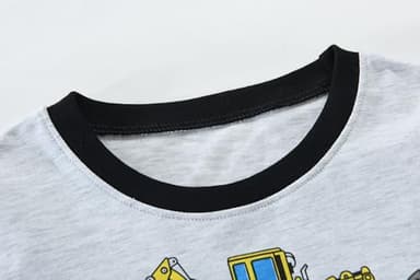 Little Hand Construction Truck Boys 4 Pieces Pajamas Sets Cotton Pjs Children Sleepwear Bulldozer Toddler Jammies 4t - Image 2