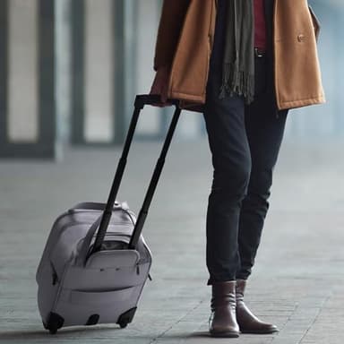 Winilla Carry-on Underseat 16-inch Luggage with Wheels, Softside Rolling Carry-on, Lightweight Travel Suitcase for Men Women, Personal Item Rolling Travel Bag - Image 2