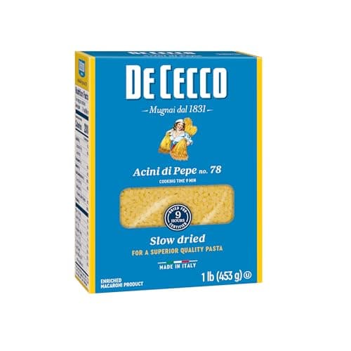 De Cecco Semolina Pasta, Acini Di Pepe No.78, 1 Pound (Pack of 20) - Image 1