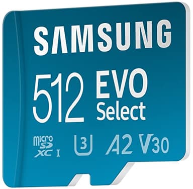 SAMSUNG EVO Select Micro SD-Memory-Card + Adapter, 512GB microSDXC 130MB/s Full HD & 4K UHD, UHS-I, U3, A2, V30, Expanded Storage for Android Smartphones, Tablets, Nintendo-Switch (MB-ME512KA/AM) - Image 8