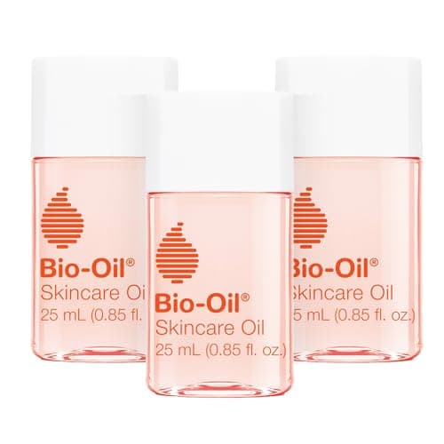 Bio-Oil Skincare Body Oil Serum for Scars and Stretch Marks, Face and Body Moisturizer with Vitamin E & A for Sensitive Dry Skin, Dermatologist Recommended, Travel Size, .85 oz, Pack of 3 - Image 1