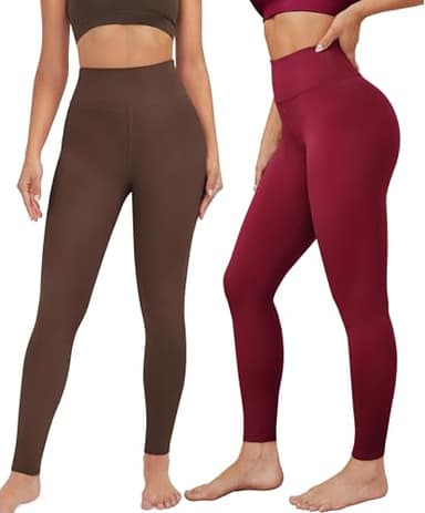 VALANDY Creamlush Women's Ankle Length Leggings High Waisted Tummy Control Stretch Yoga Pants Workout Running Tights(S-3XL) - Image 2
