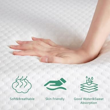 VECELO Charcoal Infused Memory Foam Full Mattress 8 Inch, Medium Firm Full Size Bed Mattress with Washable Cover for Full Bed Frame, Pressure Relieve, Fresh Cooling Comfort - Image 6