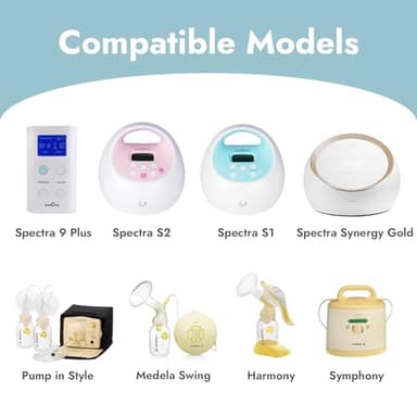 [6-Count] Papablic Duckbill Valves for Spectra and Medela, Replaceable Duckbill Valves for Spectra S1 Spectra S2 valves and Medela Pump in Style, BPA/DEHP Free White - Image 2