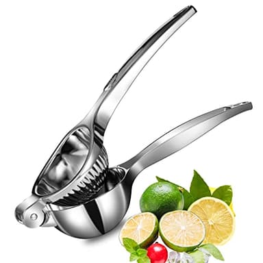 TEZZ Premium Lemon Squeezer, Large Heavy Duty Handhelp Juicer for Lemon, Metal Hand Press Citrus Juicer, Lime Squeezer Bar Tool, Manual Citrus Press - Image 1