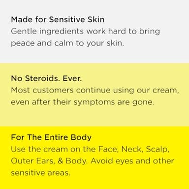 Seborrheic Dermatitis Face Cream - Skin Rejuvenation and Barrier Repair with MCT Oil, Squalane - Moisturizing Face, Scalp and Body Cream for Sensitive Skin Seb Derm - No Steroids for Lasting Results - Image 8
