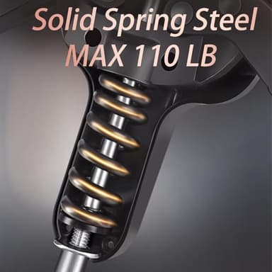 Husyop Leg Exerciser 0-110 lbs Adjustable Resistance Inner Leg Exerciser, Leg Trainer Pro with Leg Straps, Pelvic Floor Exerciser Kegel Trainer Toner Hip Trainer for Women Men (Black) - Image 3