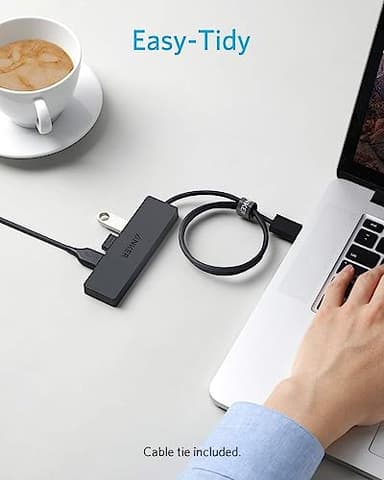 Anker USB Hub 4 Ports, Multiple USB 3.0 Hub, USB Splitter for Laptop, Extender for A Port Laptop, PC, Desktop and More [Charging Not Supported](2ft USB-A) - Image 6