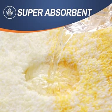 OLANLY Bathroom Runner Rugs 47x17, Extra Soft Absorbent Microfiber Bath Rugs, Rubber Backing, Quick Dry, Machine Washable Bath Mats for Bathroom Floor, Tub and Shower, Home Decor Accessories, Yellow - Image 3