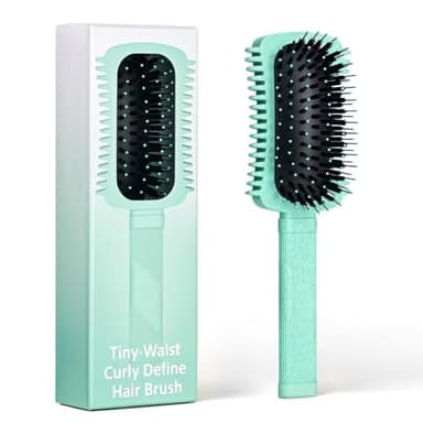 Curly Hair Brush Defining, Volume Curl Defining Brush for Effortlessly Detangling Shaping and Styling Women's Curls, Waves & Coils, Curly Hair Products, Reduce Frizz - Image 1