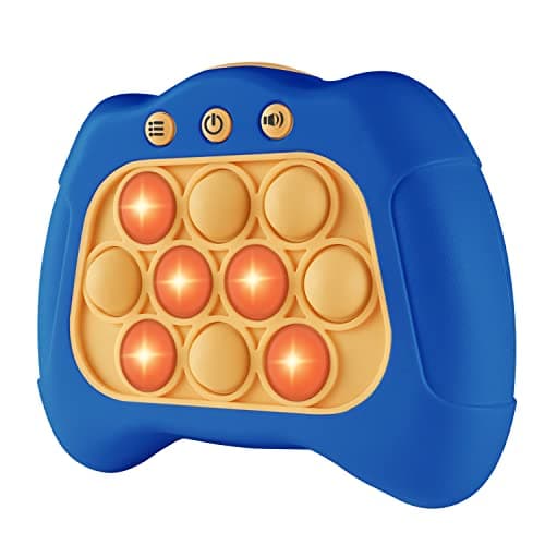 Intoypad Pop The Target! Handheld Speed Push Game Machine: A Fun Multiplayer Game for Family. Sensory Fidget Toy Christmas Toys Gifts for 6 7 8 9 10 11 12 Years Old Kids Road Trip Car Games Kids Blue - Image 1