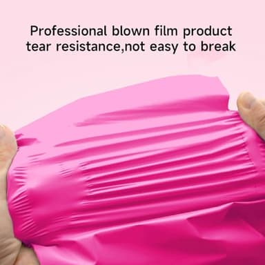 TRAEKESYI Pink Poly Mailers 14.5X19 100 Pack, Strong Adhesive Shipping Envelopes for Clothing/Shirt, Poly Bags for Small Businesses, Waterproof Mailing for Shipping, Packages Bags - Image 6