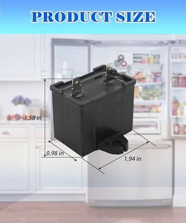 WR55X24064 Refrigerator Capacitor Fits For GE Refrigerator&Freezer Compressor Run Capacitor Replace WR55X20800,WR55X23731,WR62X20693,WR62X79,WR62X0079,WR62X10018, WR62X10040,WR62X10048,WR87X27279 ETC. - Image 3