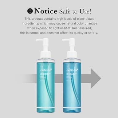 medicube Smooth Pore Double Cleanse Set: Zero Pore Blackhead Cleansing Oil and Zero Pore Clear Blue Capsule Facial Cleanser - Image 6