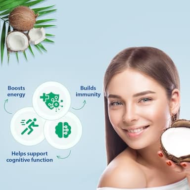 Parachute Naturalz Virgin Coconut Oil | 100% Organic Cooking Oil, Hair Oil and Body Oil | Cold Pressed | USDA Certified |16 Fl. Oz | Glass Jar | Pack of 2 - Image 3