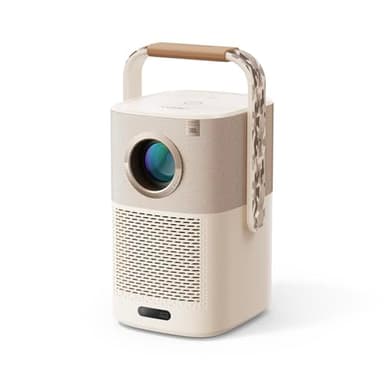 [Sound by JBL& Built-in Battery] Yaber T2 Outdoor Projector with WiFi 6 and Bluetooth, Native 1080P Smart Projector for Inside Outside,Compatible with TV Dongle(Not included)(Camouflage Handle) - Image 1