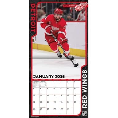 TURNER SPORTS Detroit Red Wings 2025 Mini Wall Calendar (25998040585) - Image 4