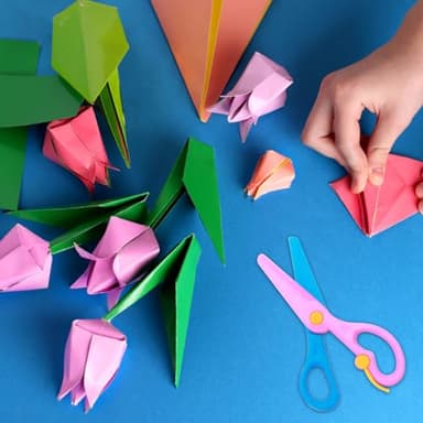 Origami Paper 200 Sheets,20 Colors 6 Inch Square Colored Paper for Crafts,Double Sided Origami Folding Paper for Arts and DIY Projects,15x15cm - Image 6